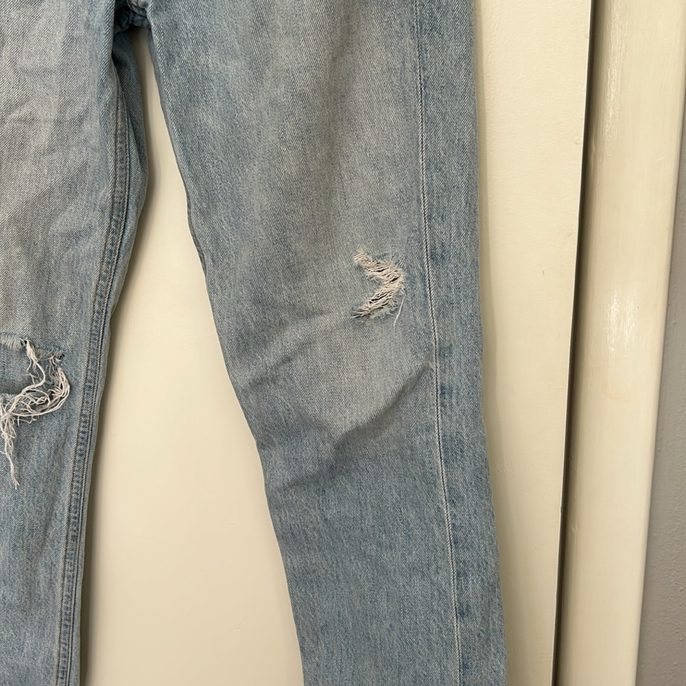 Agolde Riley High Rise jeans with holes - Picture 4 of 9